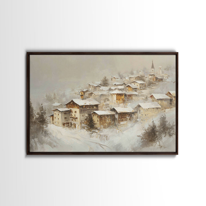 Misty Cypress Swamp Canvas Print, Landscape Art, Living Room Wall Art, Living Room Decor, Oil Painting, Horizon, LAN-3x2-98