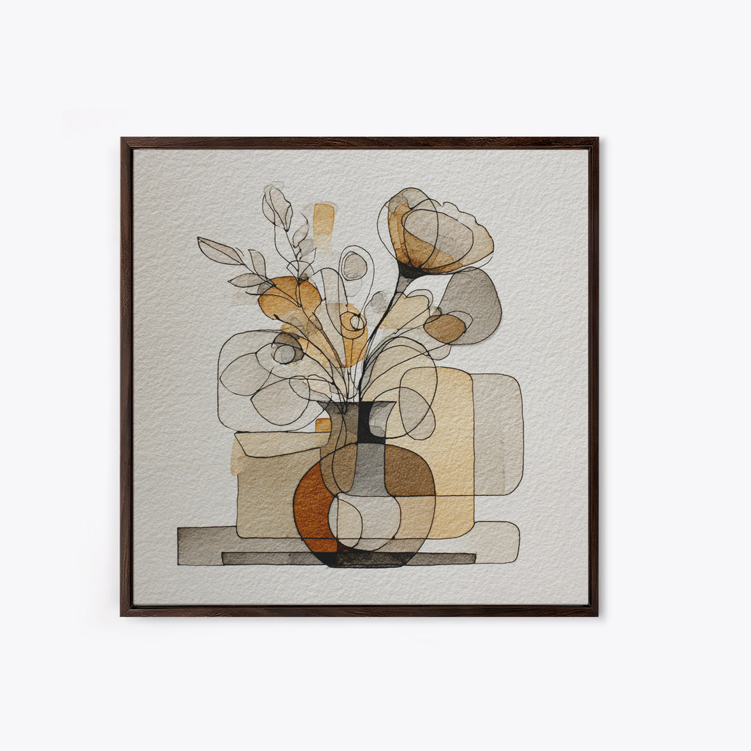 Minimal Nude Figure Canvas Print, Line Art, Minimalist Decor, Living Room Decor, Fine Art, Line, Boho Wall Art, Wall Art Print, LIN-1x1-9