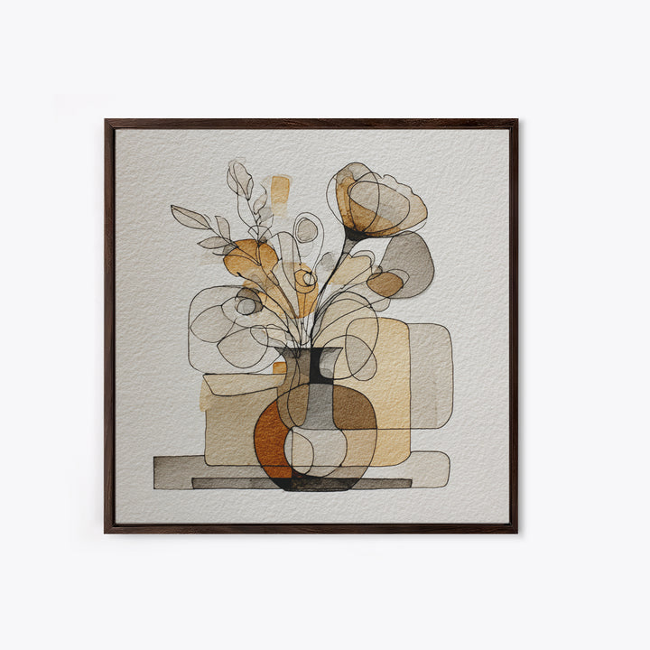 Minimal Nude Figure Canvas Print, Line Art, Minimalist Decor, Living Room Decor, Fine Art, Line, Boho Wall Art, Wall Art Print, LIN-1x1-9