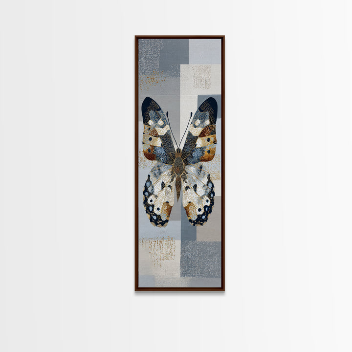 Line Art Butterfly Canvas Print, Line Art, Modern Decor, Living Room Decor, Abstract Art, Line, Contemporary Art, Wall Art, LIN-1x3-10
