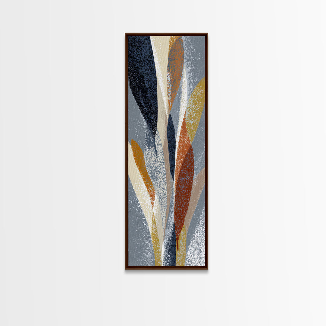Abstract Lips and Hand Fashion Sketch Framed Canvas Print, Line Art, Statement Artwork, Living Room Decor, Abstract Art, Line, LIN-1x3-54