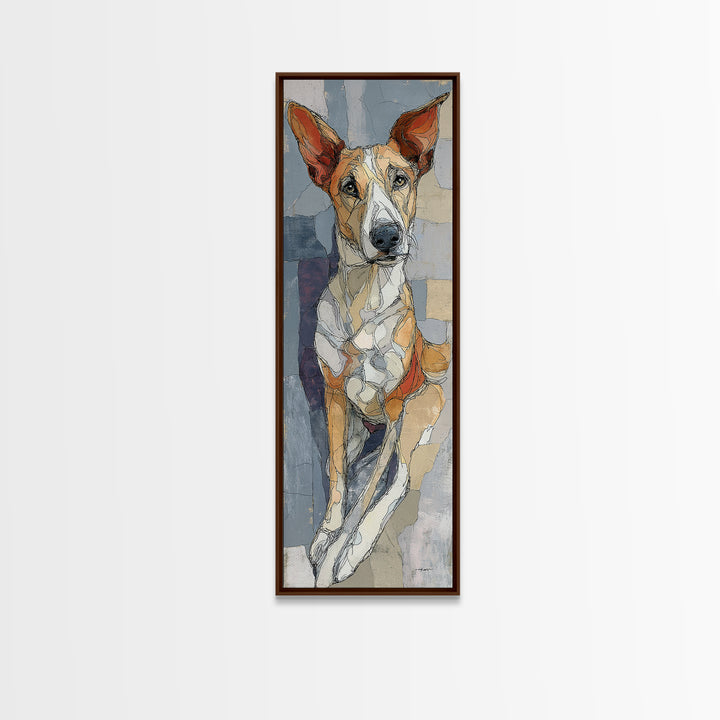 Continuous Line Dog Portrait Canvas Print, Line Art, Minimalist Wall Art, Living Room Decor, Fine Art, Line, Fine Art Print, LIN-1x3-73