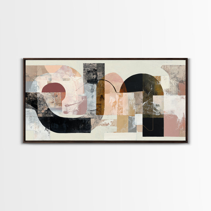 Two Hands Nearly Touching Canvas Print, Line Art, Minimalist Wall Art, Living Room Decor, Abstract Art, Line, Fine Art Print, LIN-2x1-49