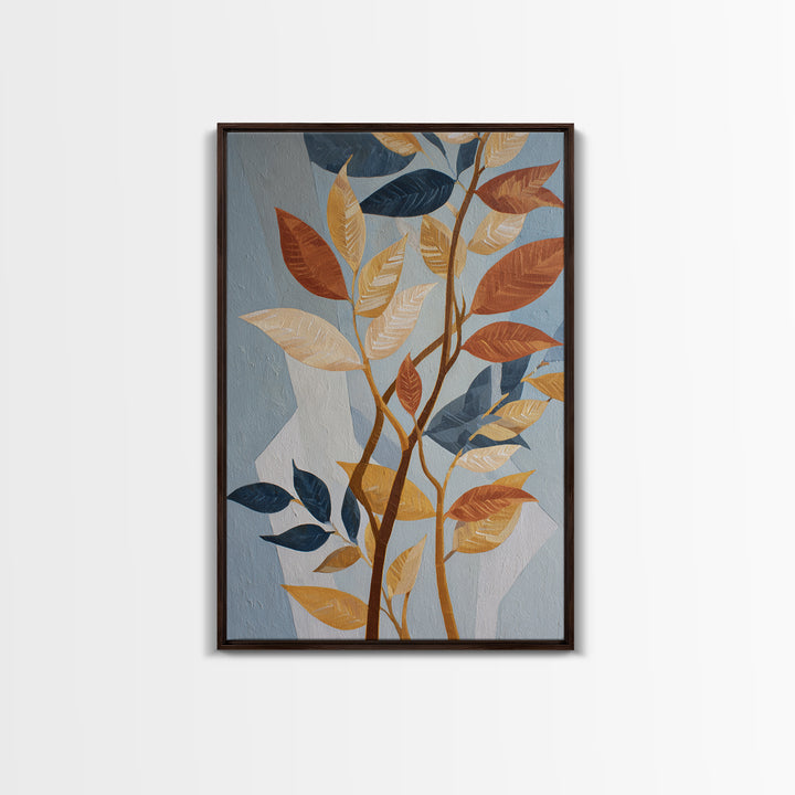 Botanical Branch Drawn Canvas Print, Line Art, Canvas Art, Living Room Decor, Fine Art, Line, Jesus Wall Art, Gallery Wall Art, LIN-2x3-11