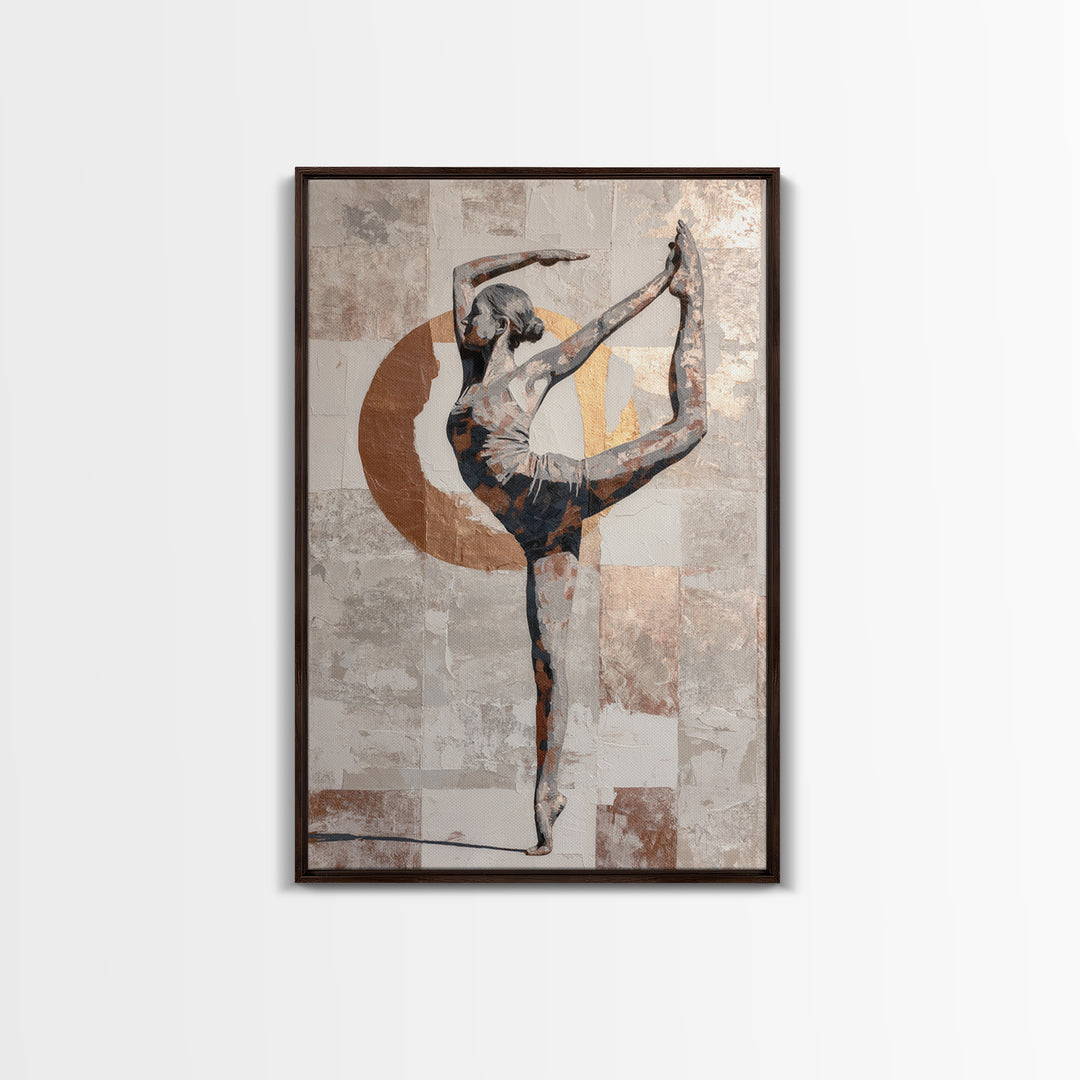 Single Line Yoga Pose Framed Canvas Print, Line Art, Boho Decor, Living Room Decor, Line, Minimalist Art, Modern Decor, LIN-2x3-25