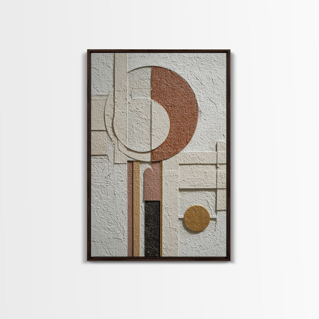 Minimal Nude Figure Framed Canvas Print, Line Art, Modern Art, Living Room Decor, Fine Art, Line, Neutral Decor, Fine Art Print, LIN-2x3-41