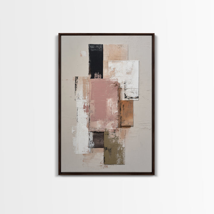 Minimal Nude Figure Canvas Print, Line Art, Gallery Wall Set, Living Room Decor, Fine Art, Line, Textured Painting, LIN-2x3-65