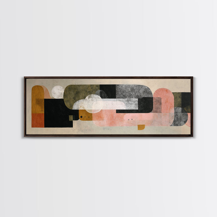Minimal Eyes and Nose Composition Canvas Print, Line Art, Printable Art, Living Room Decor, Abstract Art, Line, LIN-3x1-30