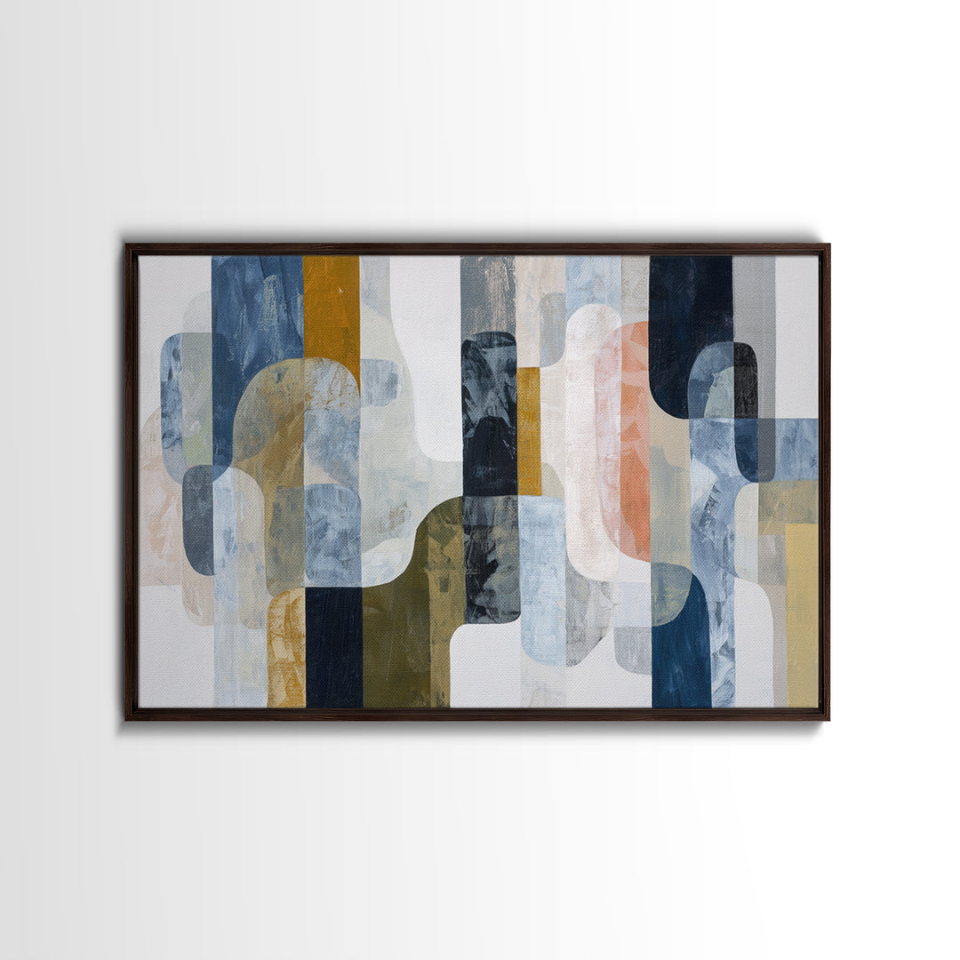 Two Hands Nearly Touching Canvas Print, Line Art, Luxury Decor, Living Room Decor, Abstract Art, Line, Printable, LIN-3x2-33