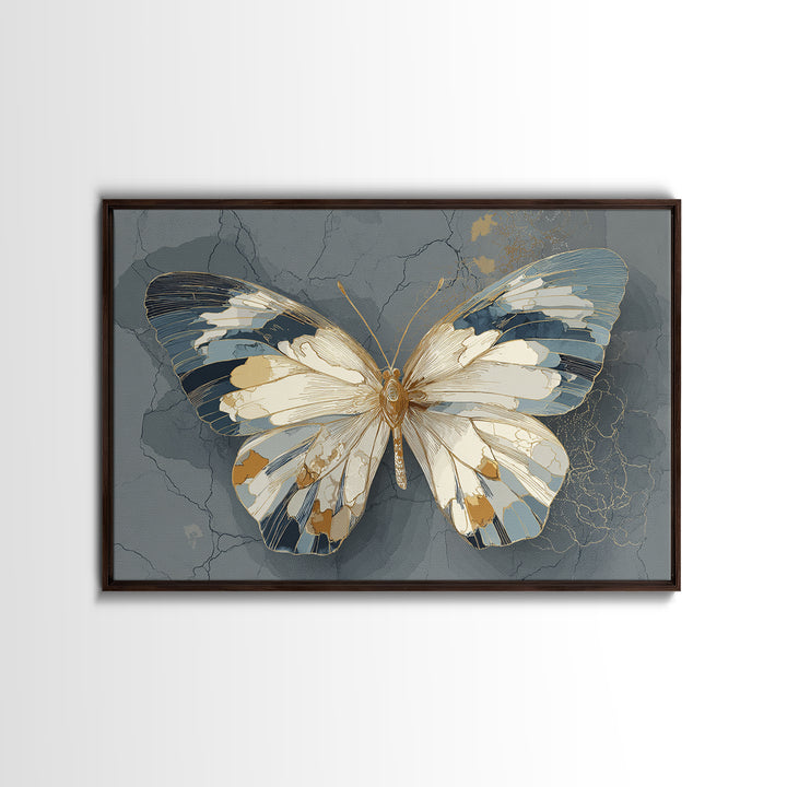 Line Art Butterfly Canvas Print, Line Art, Fine Art Print, Living Room Decor, Fine Art, Line, Wall Decor, Custom Portrait, LIN-3x2-98