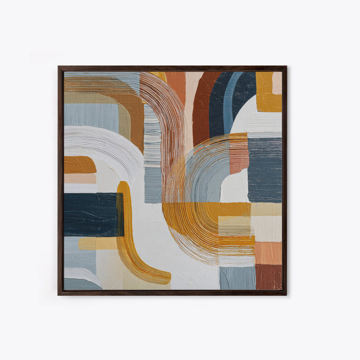 Large Statement Abstract Framed Canvas Print, Living Room Art, Modern Decor, Living Room Decor, Abstract Art, Living, LIR-1x1-1