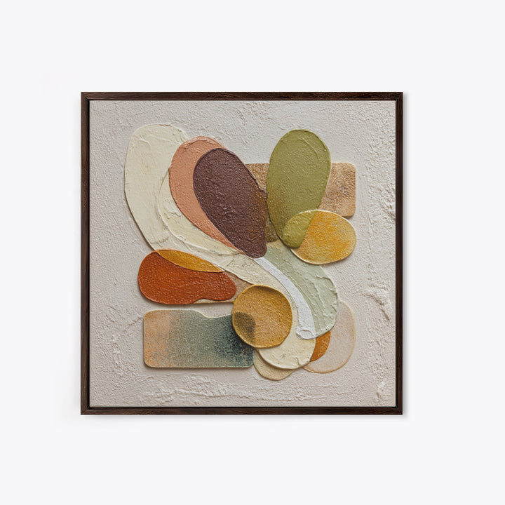 Abstract Organic Shapes Canvas Print, Living Room Art, Art Nouveau, Living Room Decor, Abstract Art, Living, Modern Wall Art, LIR-1x1-15