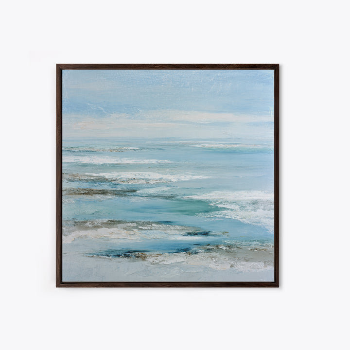 Coastal Aerial Shoreline Canvas Print, Living Room Art, Gallery Decor, Living Room Decor, Fine Art, Living, Wall Art, LIR-1x1-59