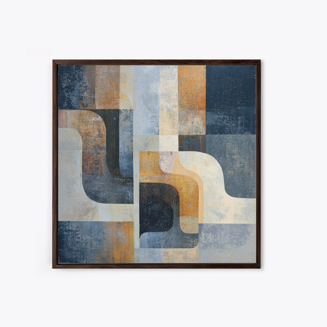 Monochrome Stone Texture Abstraction Canvas Print, Living Room Art, Luxury Decor, Living Room Decor, Abstract Art, Living, LIR-1x1-69