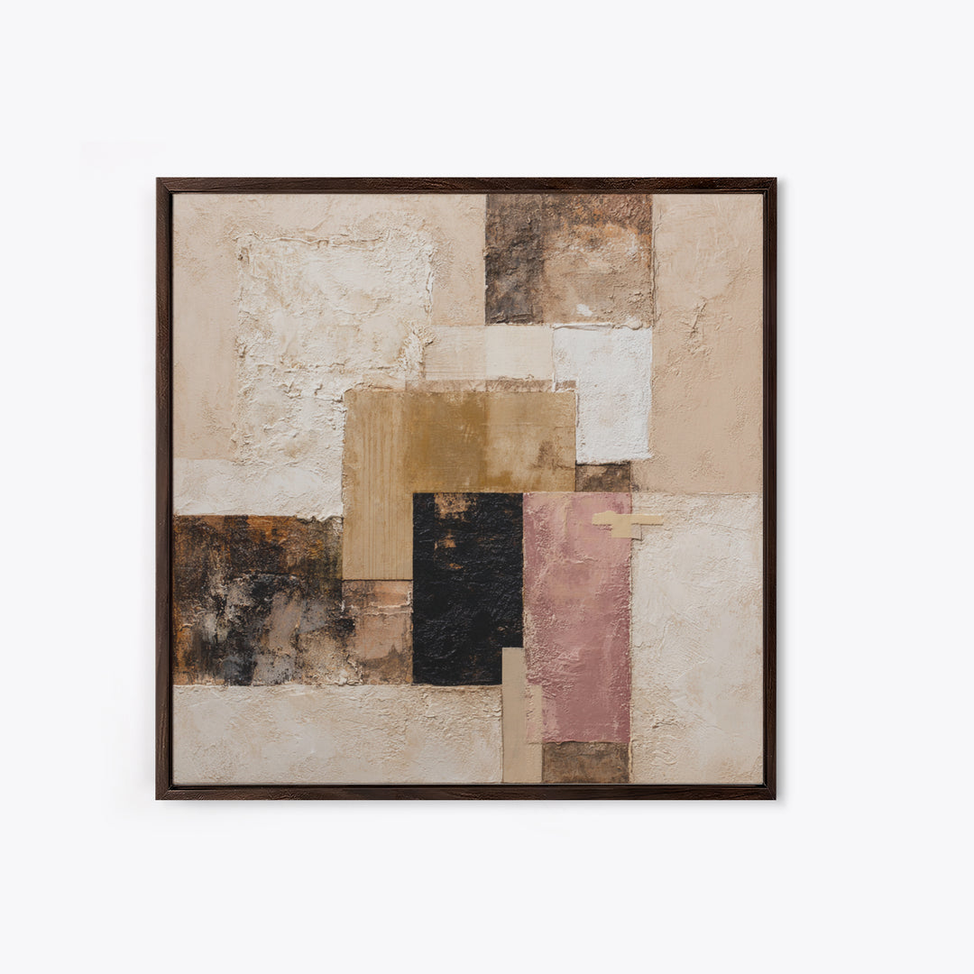 Textured Plaster Abstract Canvas Print, Living Room Art, Art, Living Room Decor, Fine Art, Living, Art Nouveau, Abstract Art, LIR-1x1-77