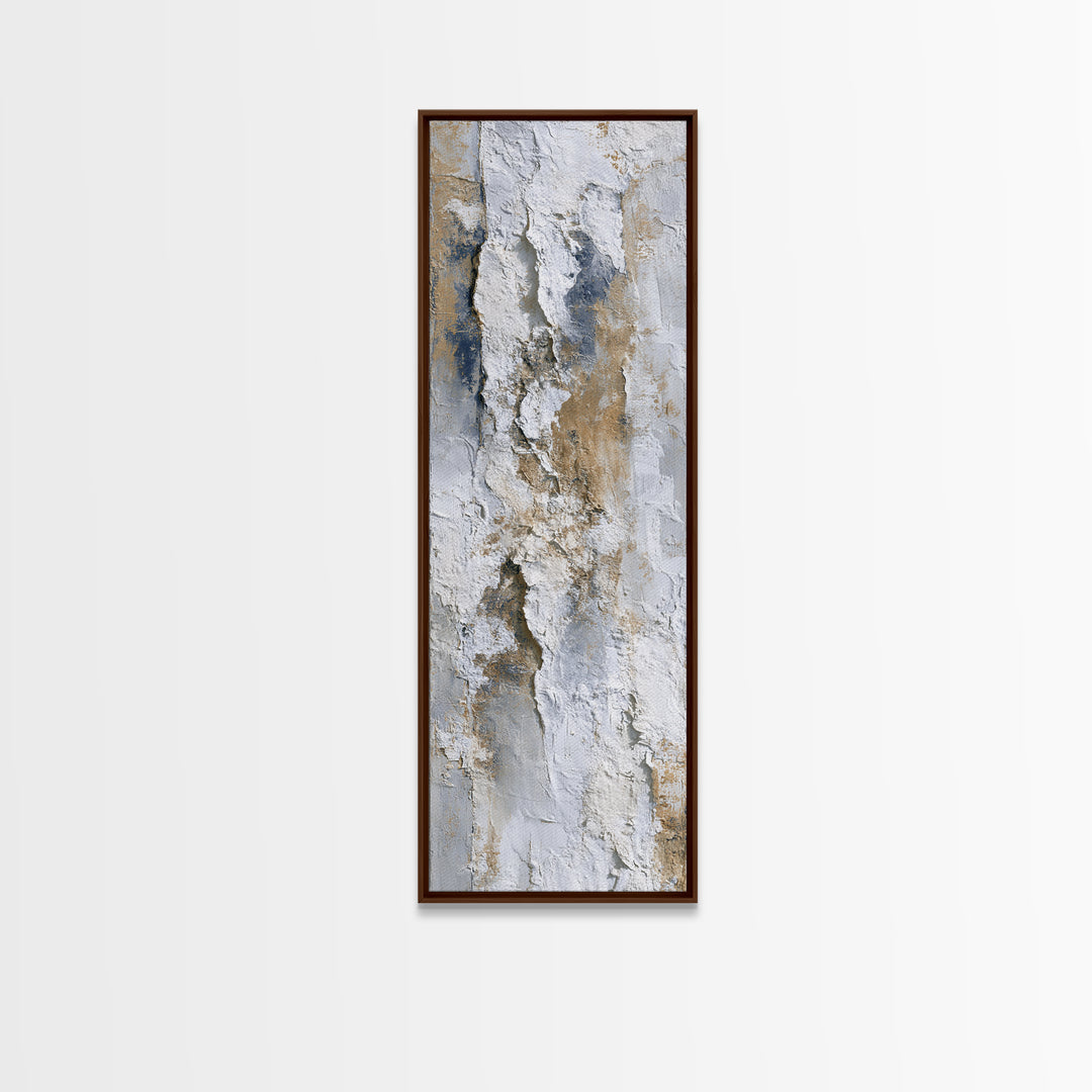 Textured Plaster Abstract Canvas Print, Living Room Art, Art, Living Room Decor, Fine Art, Living, Art Nouveau, Abstract Art, LIR-1x3-17