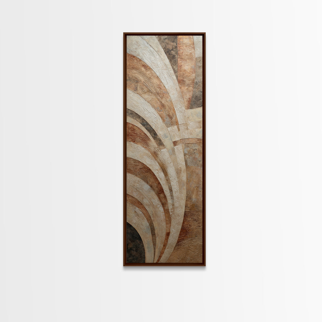 Textured Plaster Abstract Canvas Print, Living Room Art, Oversized Wall Art, Living Room Decor, Abstract Art, Living, LIR-1x3-41