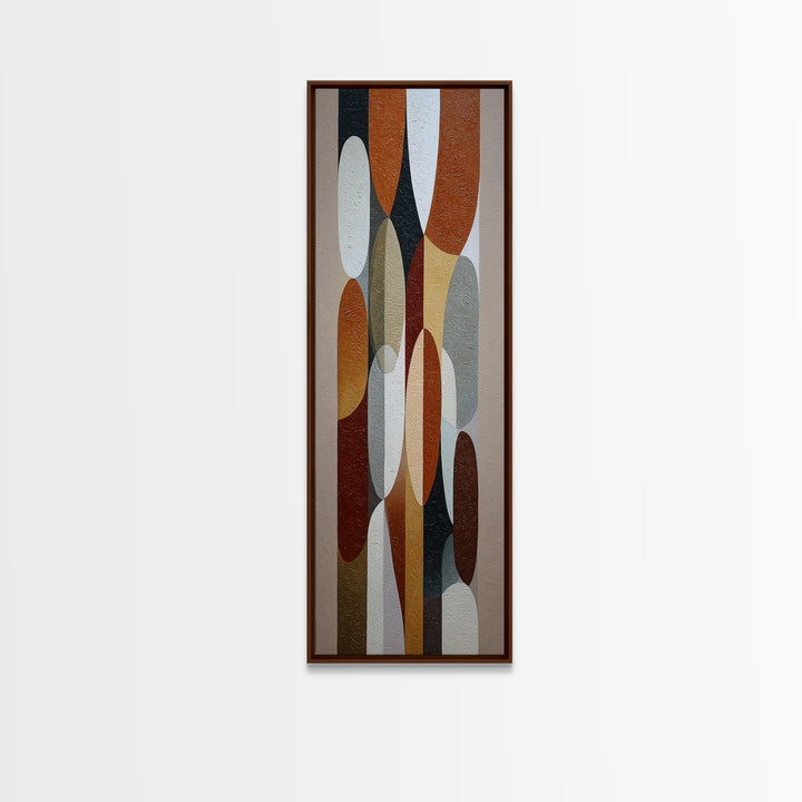 Mid Century Geometric Artwork Canvas Print, Living Room Art, Printable, Living Room Decor, Fine Art, Living, Printable Art, LIR-1x3-44