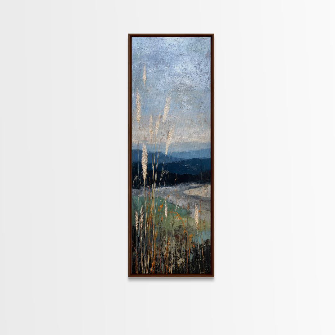 Quiet Meadow Landscape Framed Canvas Print, Living Room Art, Living Room Wall Art, Living Room Decor, Fine Art, Living, LIR-1x3-83