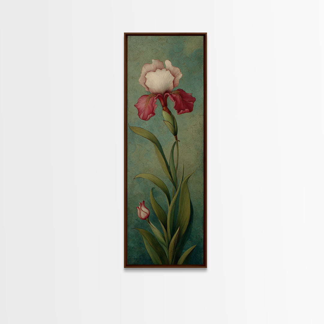 Botanical Vase Painting Canvas Print, Living Room Art, Living Room Decor, Watercolor Art, Living, Oil Painting, LIR-1x3-86
