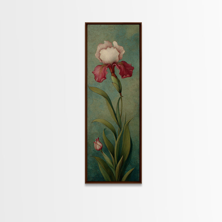 Botanical Vase Painting Canvas Print, Living Room Art, Living Room Decor, Watercolor Art, Living, Oil Painting, LIR-1x3-86