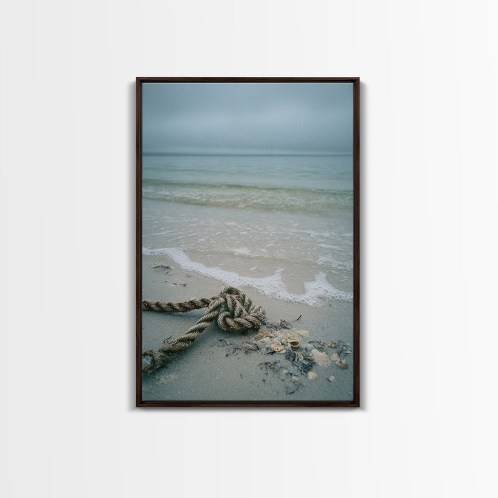 Moody Seascape for Dramatic Focal Point Canvas Print, Living Room Art, Wall Art, Living Room Decor, Oil Painting, Living, LIR-2x3-14