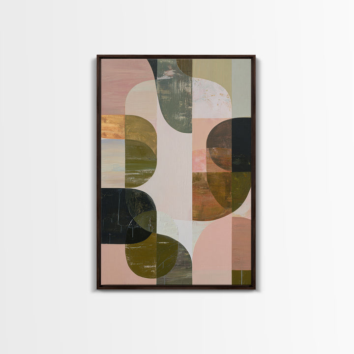 Abstract Organic Shapes Canvas Print, Living Room Art, Apartment Decor, Living Room Decor, Fine Art, Living 471, Piece Wall Art, LIR-2x3-71