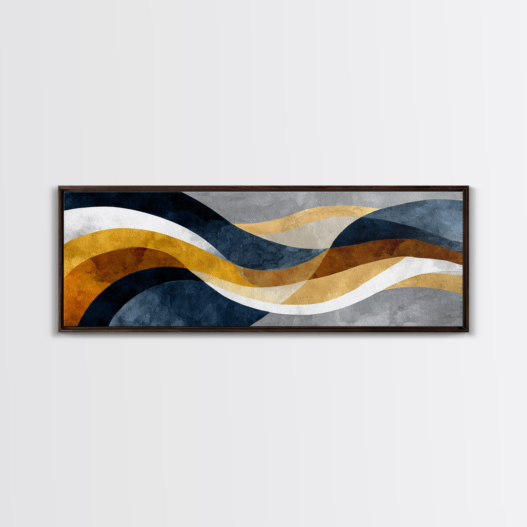 Monochrome Stone Texture Abstraction Canvas Print, Living Room Art, Apartment Decor, Living Room Decor, Fine Art, Living, LIR-3x1-13