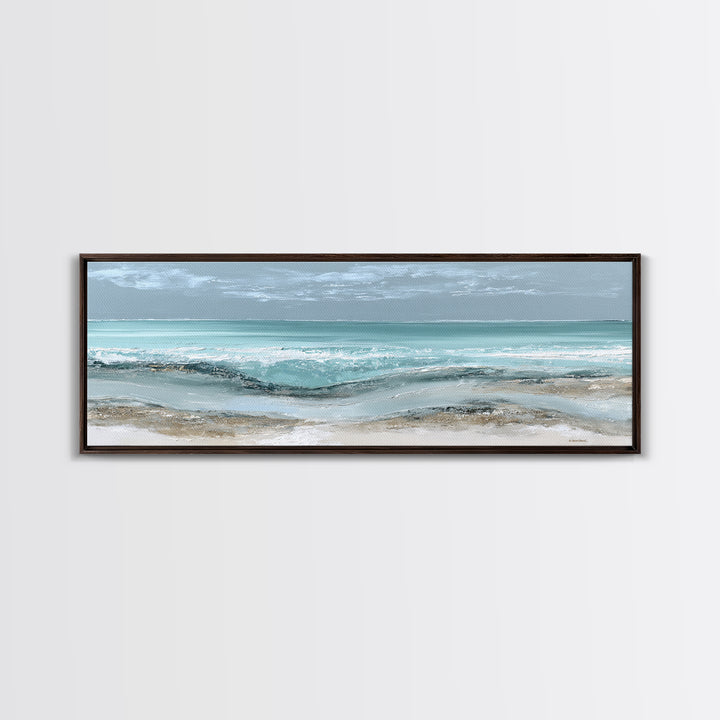 Coastal Aerial Shoreline Canvas Print, Living Room Art, Fine Art Print, Living Room Decor, Fine Art, Living, Wall Decor, LIR-3x1-3