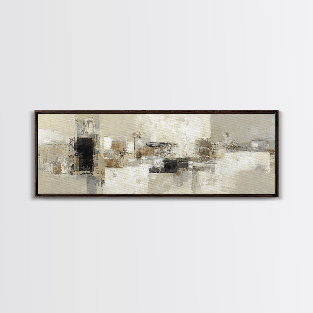 Oversized Line Figure Framed Canvas Print, Living Room Art, Living Room Wall Art, Living Room Decor, Fine Art, Living, LIR-3x1-57