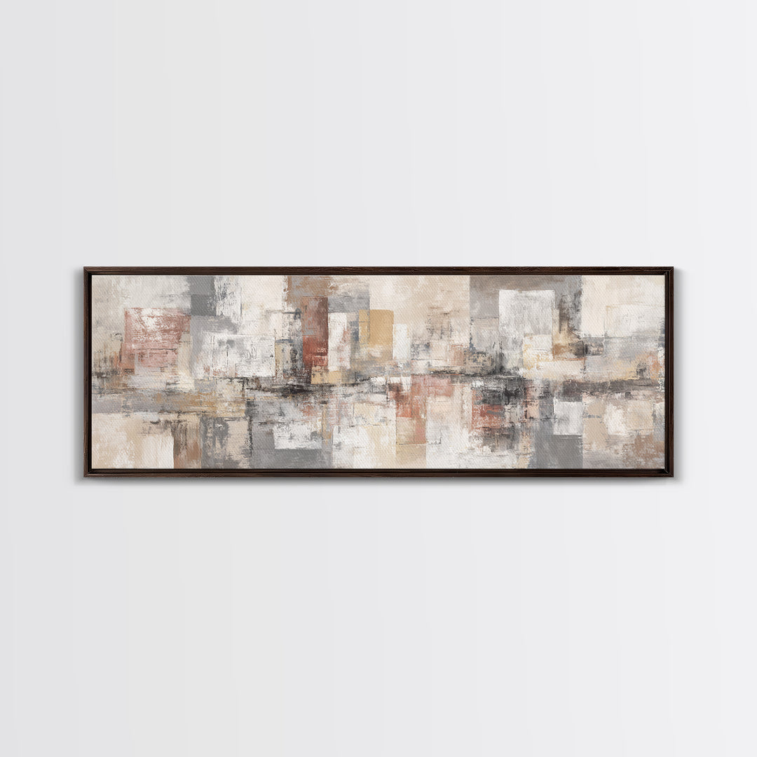 Oversized Line Figure Framed Canvas Print, Living Room Art, Living Room Wall Art, Living Room Decor, Fine Art, Living, LIR-3x1-81