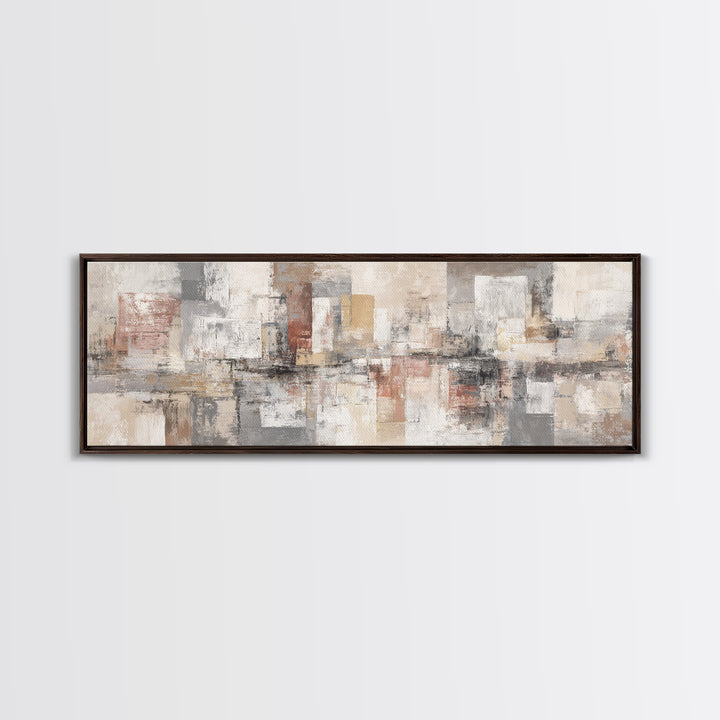 Oversized Line Figure Framed Canvas Print, Living Room Art, Living Room Wall Art, Living Room Decor, Fine Art, Living, LIR-3x1-81