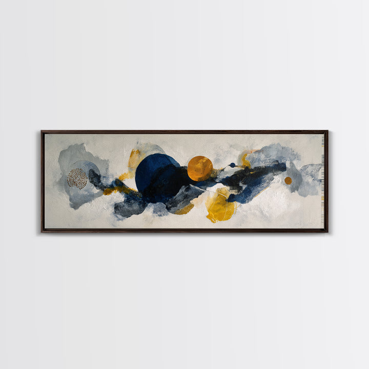 Monochrome Stone Texture Abstraction Canvas Print, Living Room Art, Bedroom Wall Art, Living Room Decor, Abstract Art, Living, LIR-3x1-85