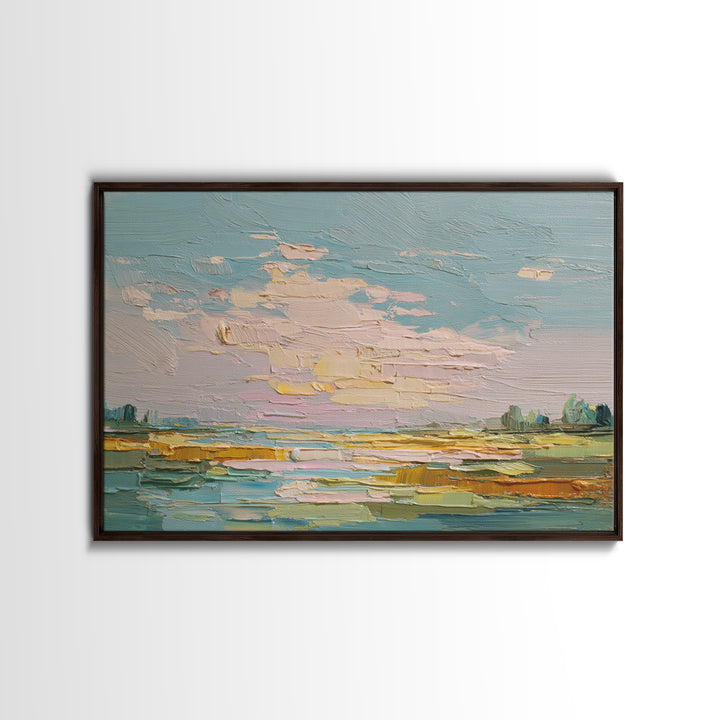 Abstract Organic Shapes Framed Canvas Print, Living Room Art, Statement Artwork, Living Room Decor, Abstract Art, Living, LIR-3x2-19