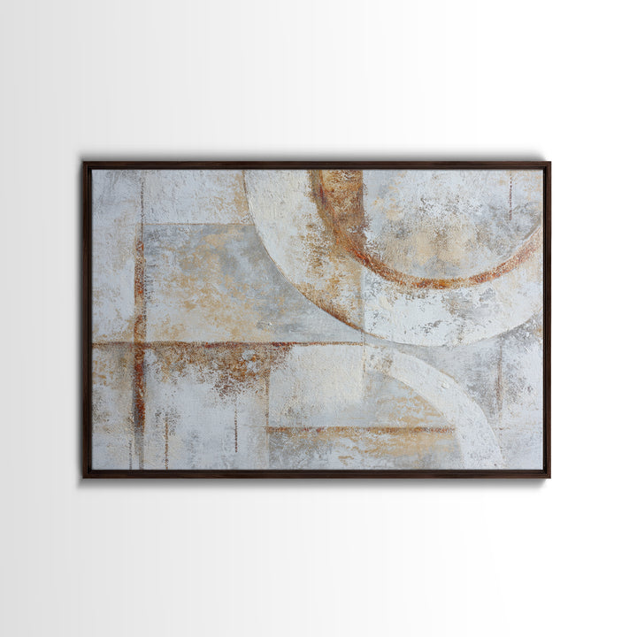 Textured Plaster Abstract Canvas Print, Living Room Art, Living Room Wall Art, Living Room Decor, Abstract Art, Living, LIR-3x2-33