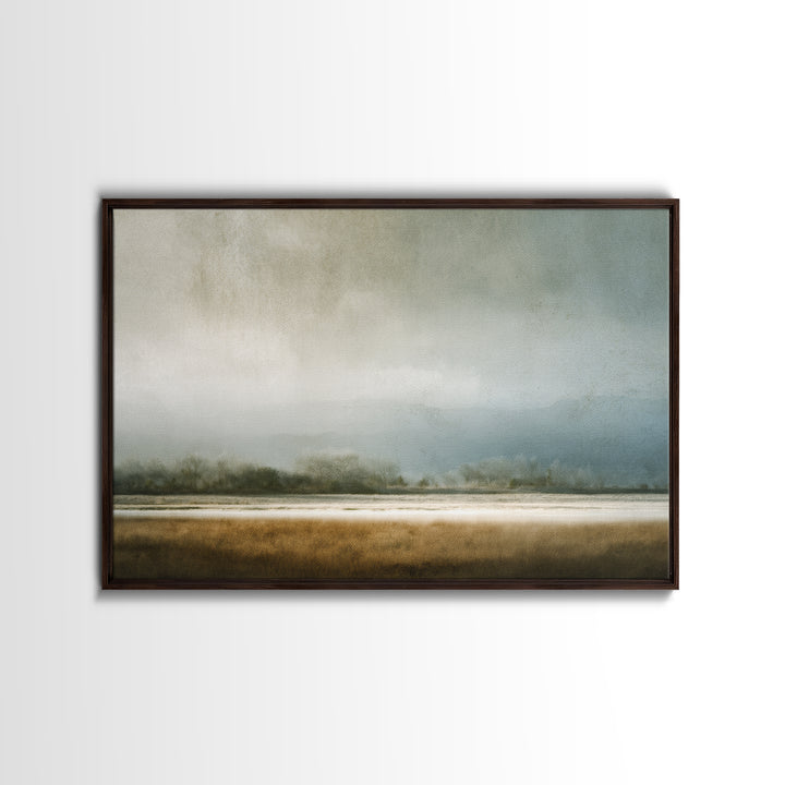 Minimal Scandinavian Forest Canvas Print, Living Room Art, Boho Decor, Living Room Decor, Fine Art, Living, Digital Prints, LIR-3x2-89