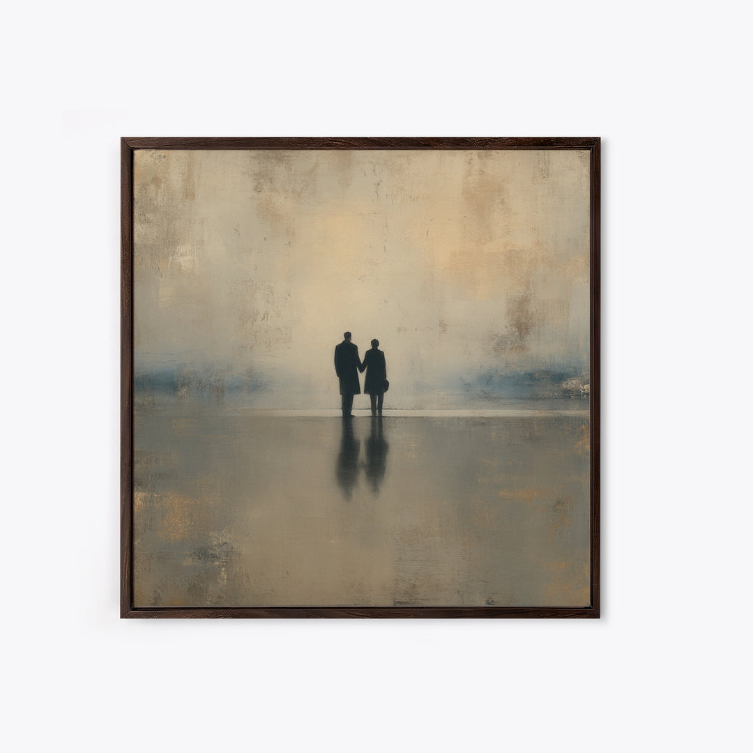 Diplomatic Handshake Silhouette Canvas Print, Law Office Art, Metal Wall Decor, Office Decor, Abstract Art, Counsel, LOA-1x1-19