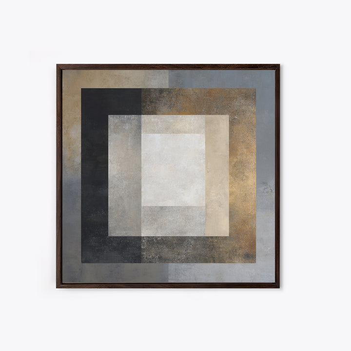 Balanced Geometric Forms Symbolizing Fairness Canvas Print, Law Office Art, Lawyer Office Decor, Office Decor, Counsel, LOA-1x1-29