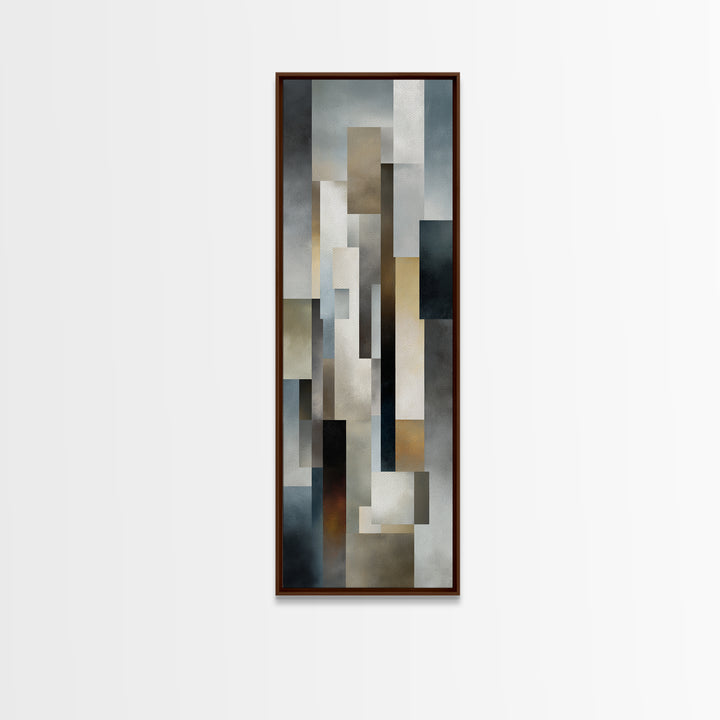 Balanced Geometric Forms Symbolizing Fairness Canvas Print, Law Office Art, Modern Decor, Office Decor, Fine Art, Counsel, LOA-1x3-17