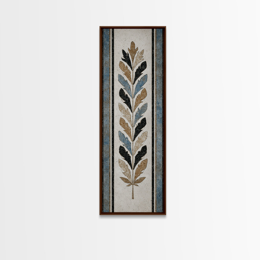 Roman Laurel Wreath Framed Canvas Print, Law Office Art, Printable Art, Office Decor, Fine Art, Counsel, Lawyer, Butterfly Art, LOA-1x3-92