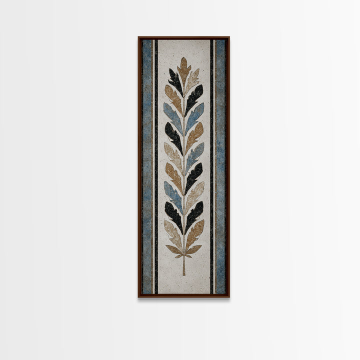 Roman Laurel Wreath Framed Canvas Print, Law Office Art, Printable Art, Office Decor, Fine Art, Counsel, Lawyer, Butterfly Art, LOA-1x3-92