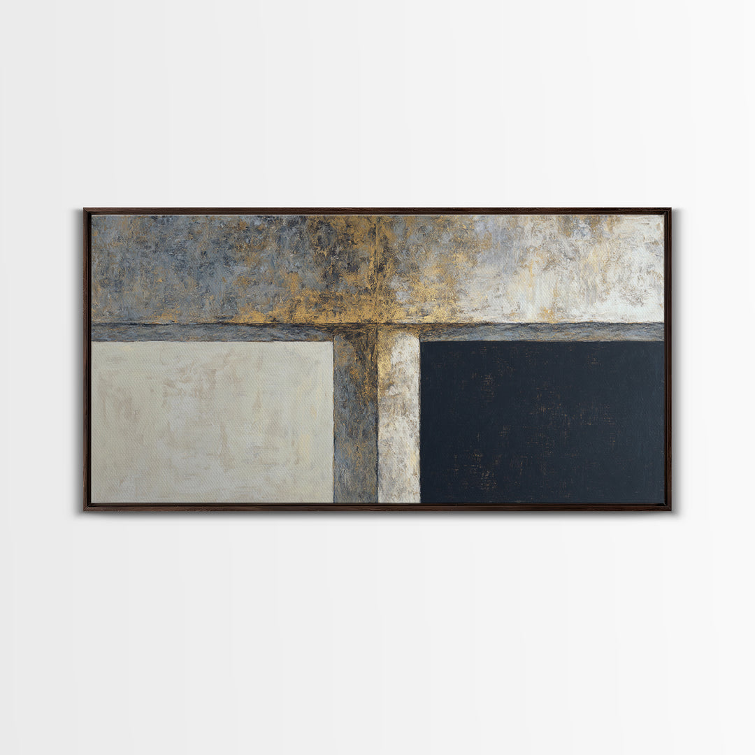 Architectural Arch and Column Abstraction Framed Canvas Print, Law Office Art, Fine Art Print, Office Decor, Abstract Art, LOA-2x1-34