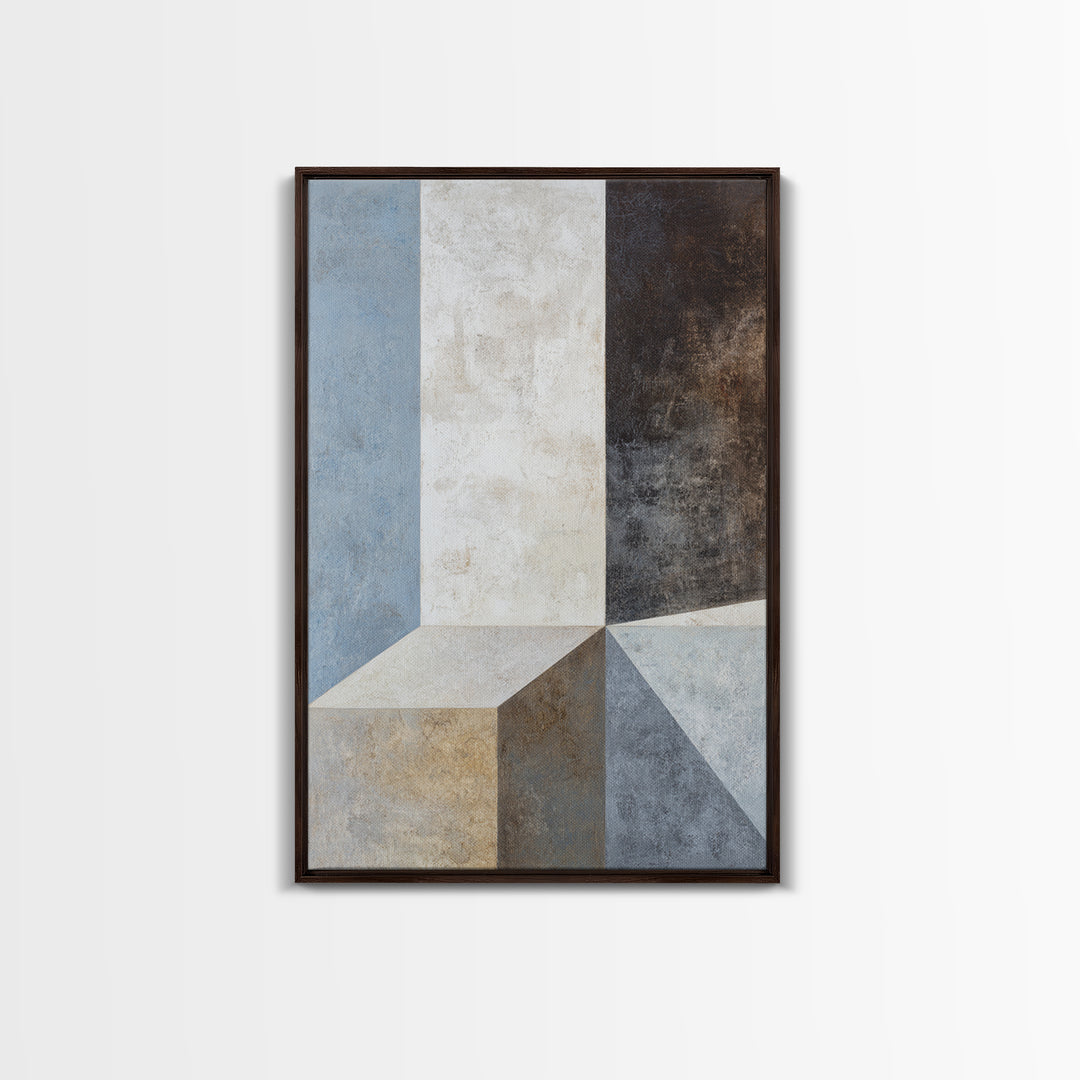 Balanced Geometric Forms Symbolizing Fairness Canvas Print, Law Office Art, Wall Decor, Office Decor, Fine Art, Counsel, LOA-2x3-61
