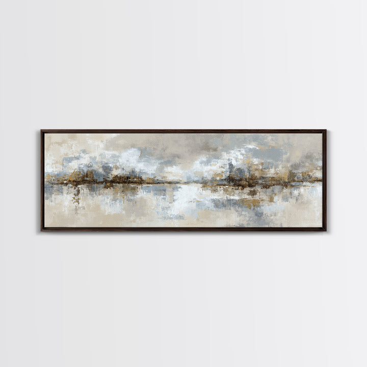 Diplomatic Handshake Silhouette Canvas Print, Law Office Art, Home Office Decor, Office Decor, Abstract Art, Counsel, LOA-3x1-11