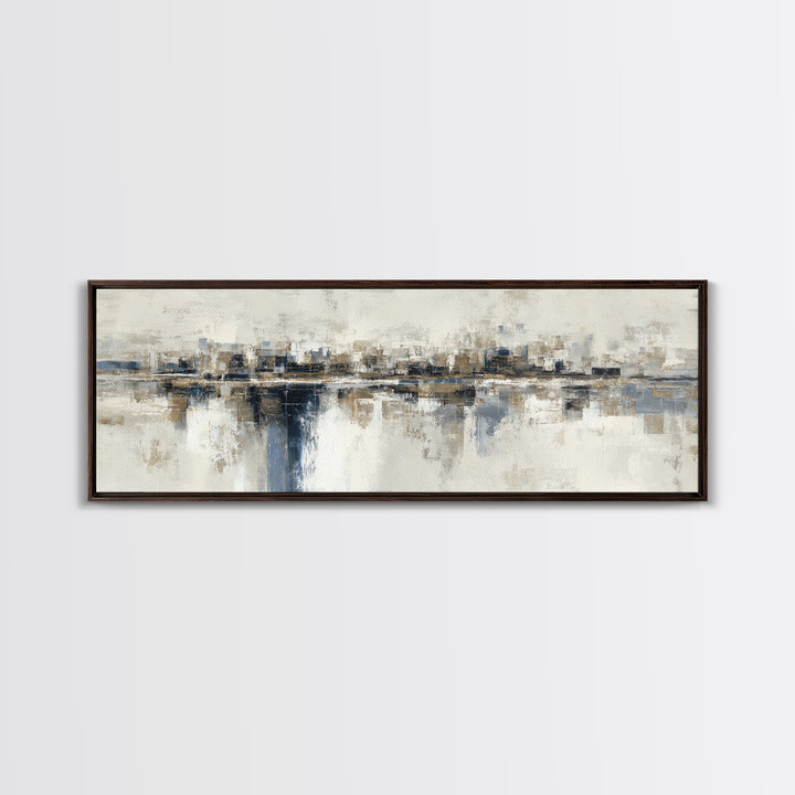 Balanced Geometric Forms Symbolizing Fairness Canvas Print, Law Office Art, Metal Wall Decor, Office Decor, Abstract Art, LOA-3x1-21