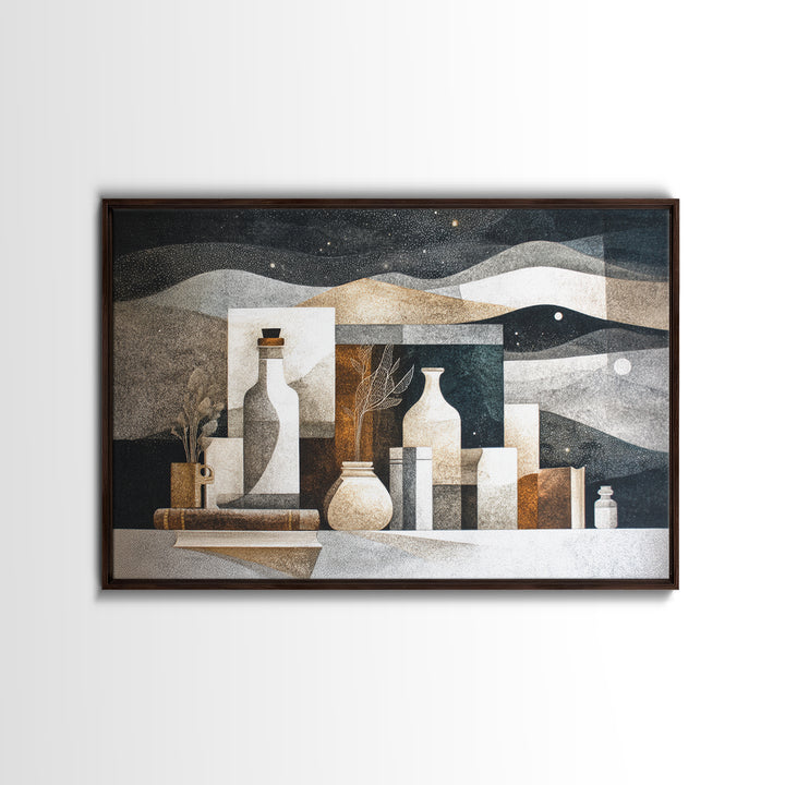 Single Chess King Framed Canvas Print, Law Office Art, Canvas Print, Office Decor, Oil Painting, Counsel, Butterfly Art, LOA-3x2-74