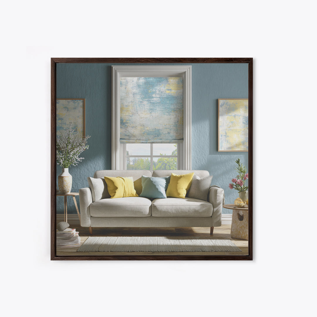 Linen Texture Abstract Canvas Print, Laundry Room Art, New Home Gift, Living Room Decor, Abstract Art, Clean, LRA-1x1-36