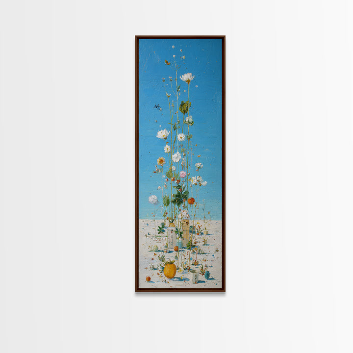 Fresh Air Meadow Landscape for Clean Mood Canvas Print, Laundry Room Art, Farmhouse Wall Decor, Living Room Decor, Clean, LRA-1x3-83