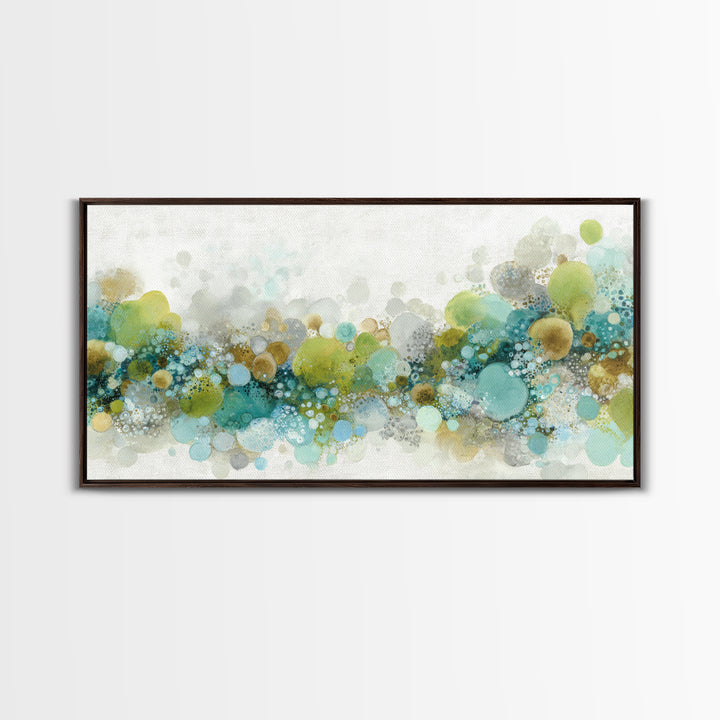 Abstract Suds and Bubbles Canvas Print, Laundry Room Art, Living Room Decor, Abstract Art, Clean, New Home Gift, LRA-2x1-66