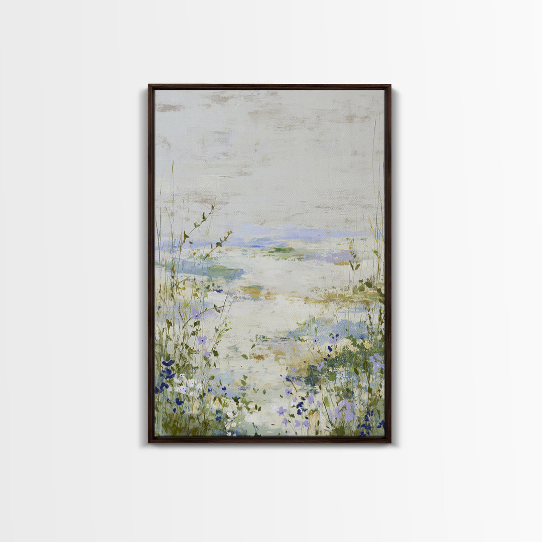 Fresh Air Meadow Landscape for Clean Mood Canvas Print, Laundry Room Art, Statement Artwork, Living Room Decor, Fine Art, Clean, LRA-2x3-31